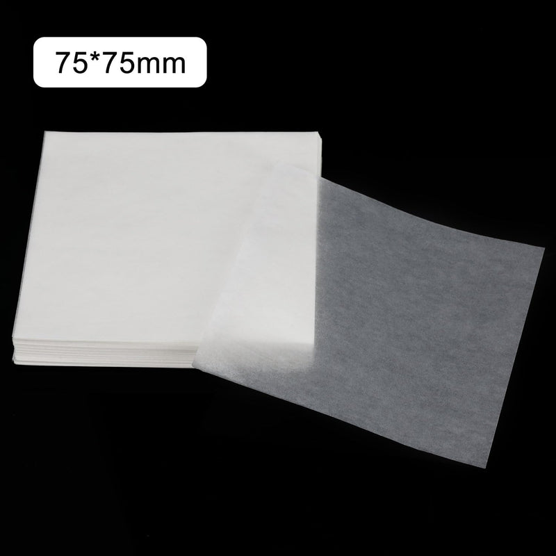 stonylab weighing paper, 75 x 75 mm nitrogen-free sample weighing paper scales paper analytical balance paper weighing paper for laboratory research, pack of 500