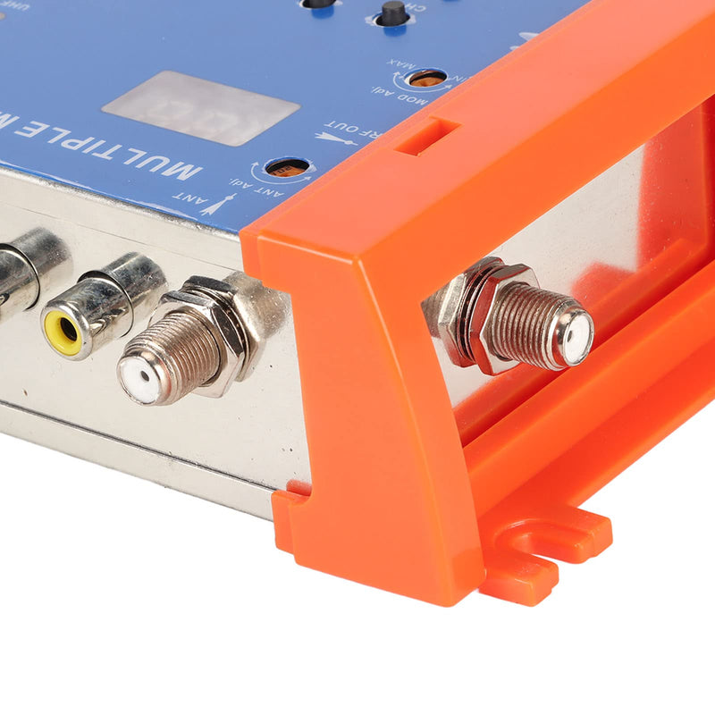 Digital Modulator, MMS80CP Multi Channels Home Modulator UHF Modulator Support PAL NTSC, Multiple Modulator System for TV Box AV Source (US Plug 100-240V) US Plug 100-240V