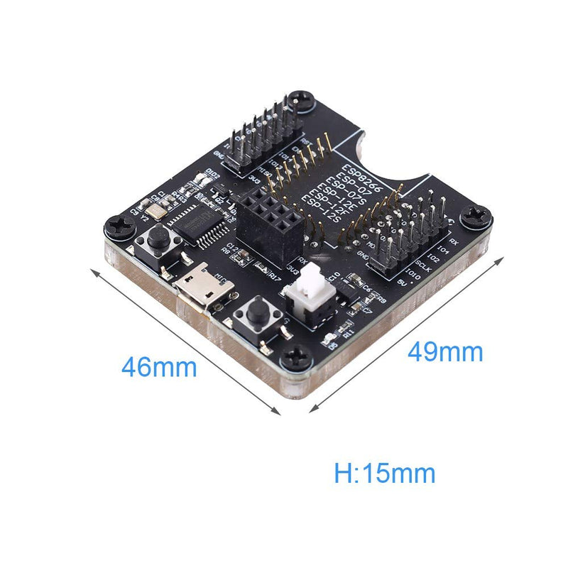 AILOVA ESP8266 Development Board,Test Burn Board Burning Device Development Board for ESP-01/01S/12E/12F/12S/18T ESP8266-IoF Wireless WIFI Transceiver Module