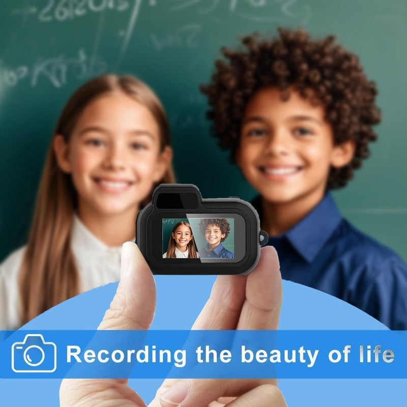 Mini Camera Keychain - 1080p HD, DV Video, 64GB for Students & Kids