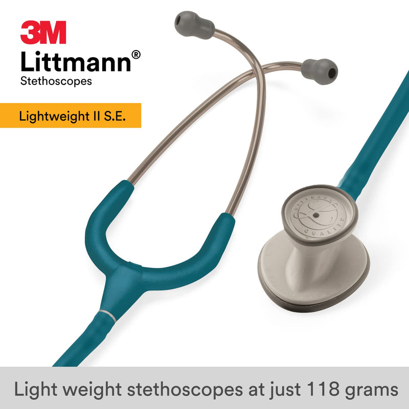 3M Littmann Lightweight II SE stethoscope, 2452, Caribbean blue
