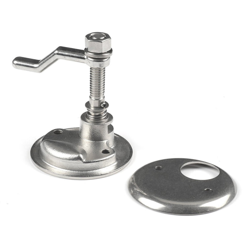 MIZUGIWA Boat Cam Latch Stainless Steel Marine,Boat Locker Latch Hatch Pull,Flush Hatch Lift with Back Plate Fasteners Standard Back Plate-1 PC