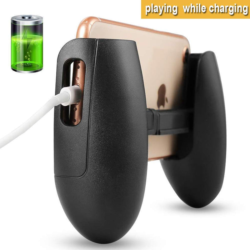 Mobile Game Controller Handle for Smartphone Gaming Trigger for PUBG/Rules of Survival Smartphone Game Controller Joystick for Android Smartphone Joypad (R8 Handle)