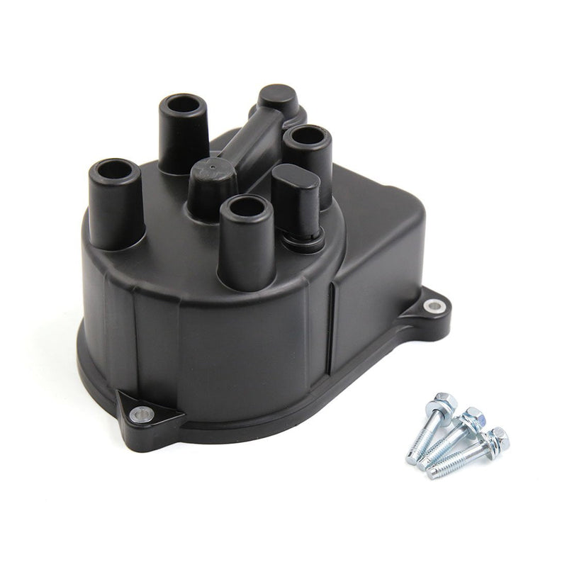 uxcell 30102-P54-006 Automobile Car Ignition System Distributor Cap for Honda Civic 1995-2000 Accord 1998-2002 CR-V 1997-2001 Del Sol 1995-1997 DC12V