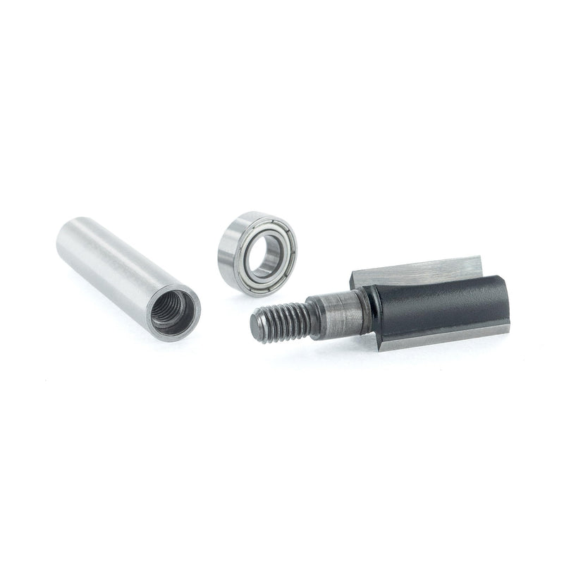 ENT 11652 flush cutter HW, shaft (S) 8 mm, diameter (D) 12 mm, NL 25 mm, SL 38 mm, GL 68 mm, with ball bearing on the shaft D=12 / NL=25 / GL=68