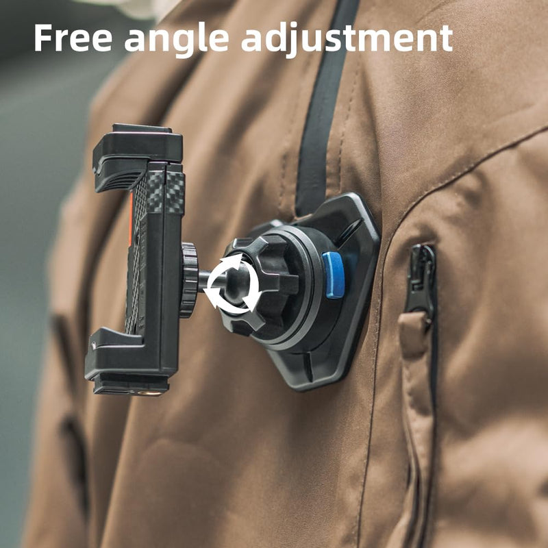 Mobile Phone Chest Strap Harness Mount，Adjustable Phone Chest Harness Holder for VLOG/POV | Balance Stability and Comfort Performance