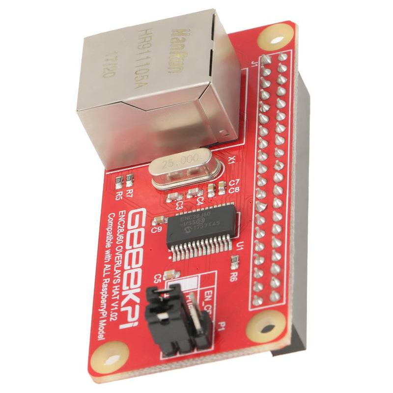 Bewinner ENC28J60 Ethernet LAN Network Module - Specially Design for Zero/W - Easy to Assemble, Easy to Setup - Allows for Zero to Access The Network Smoothly