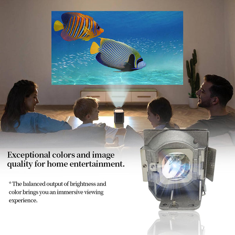 5J.J7L05.001 5J.J9H05.001 5J.JAH05.001 Replacement Projector Lamp Bulb Compatible with Benq W1070 W1070+ HT1075 W1080ST W1080ST+ MH630 MH680 HT1085ST W1070+W W108ST New Generation A+ Lampwick 5J.JAH05.001-M1-P