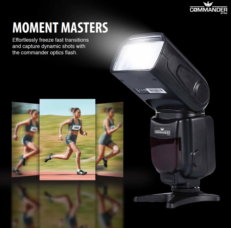 950-FL Flash for Canon DSLR & Mirrorless Cameras, Digital Camera Speedlight with Standard Hot Shoe for Studio and Outdoor Photography