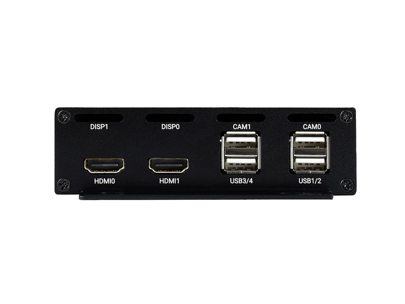 Waveshare PoE Mini-Computer (Type B) Based On Raspberry Pi Compute Module 4 (NOT Included) Metal Case with Cooling Fan Waveshare CM4 PoE IO Board (B) Inside