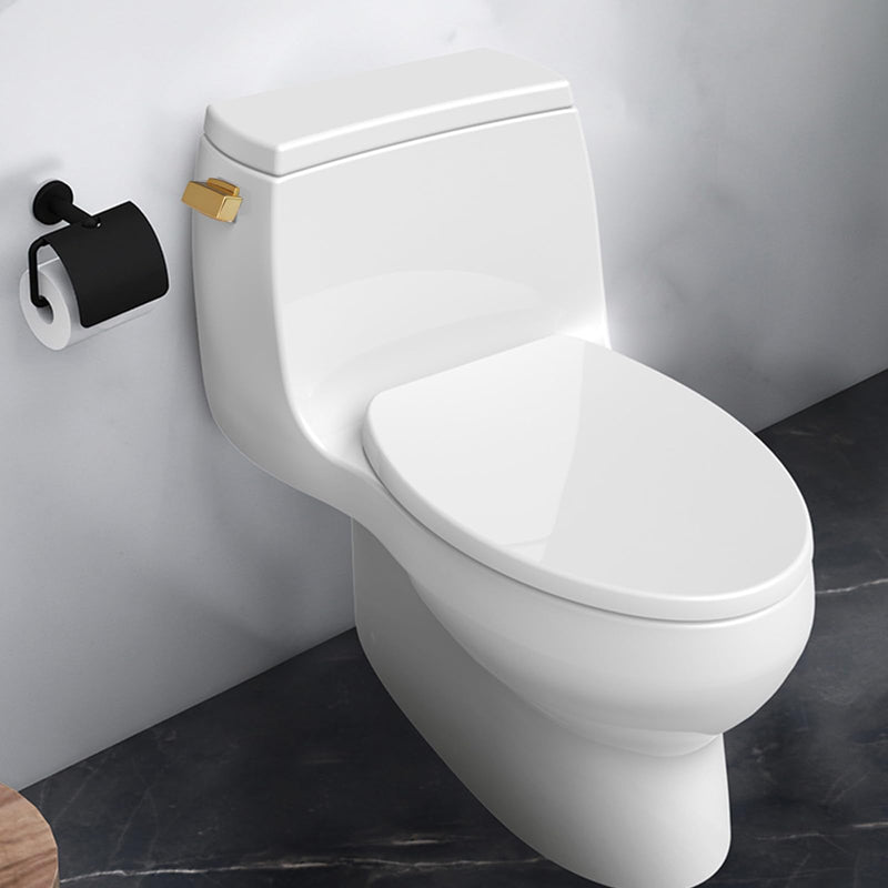 Toilet Flush Handle Replacement, Side Mount Toilet Tank Lever Compatible with Kohler 85114-CP Trip Lever Kit, Polished Golden 6.5inch Trip Lever
