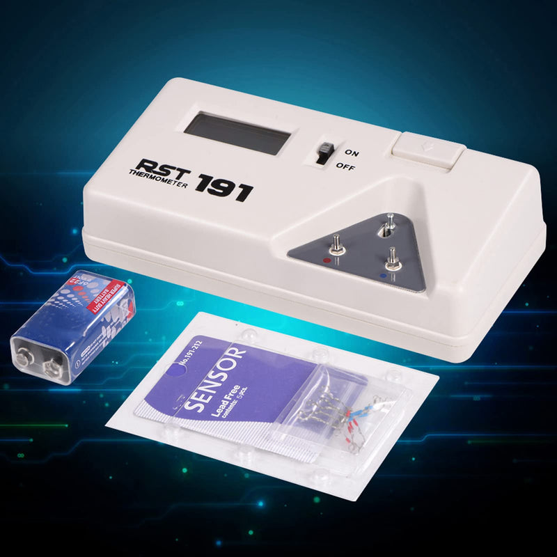 Soldering Iron Temperature Meter, Digital Thermometer for Iron Tips, Measuring Range 0-600℃