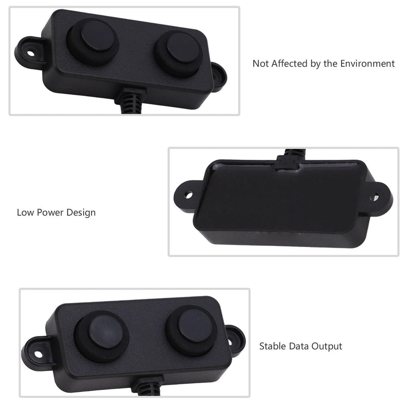 Ultrasonic Distance Sensor 3 to 450cm Range Waterproof Ultrasonic Detector DC 3.3V to 5V Ultrasonic Distance Detector for Robot UART Controlled