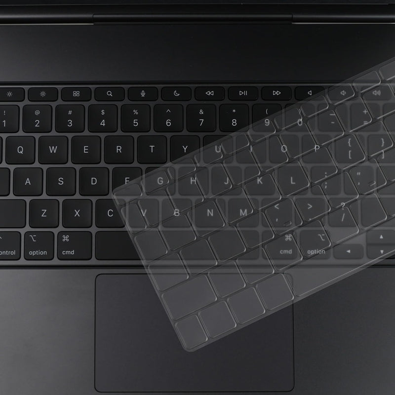 Ultra Thin TPU Keyboard Cover Skin for iPad Pro 11"(M4, 2024) Magic Keyboard Soft Clear Keyboard Protective Accessories US Layout (for Pro 11", M4) For Pro 11"(M4)