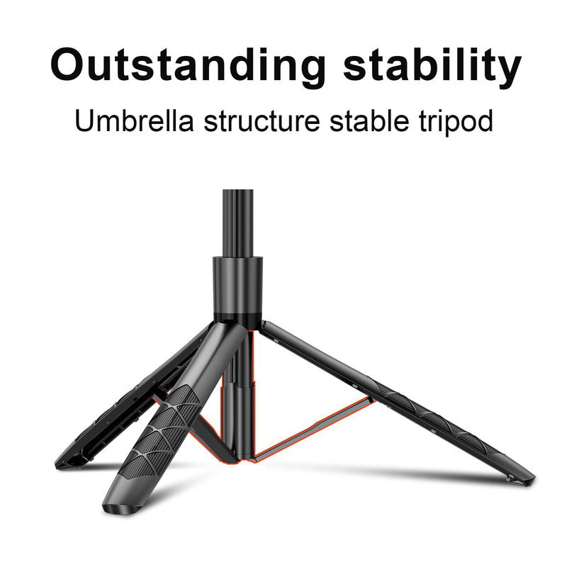 Tripod with 360 Degree Rotatable Phone Holder for Photography, Video Shooting, Live Streaming, Vlog, YouTube Video, FaceTime, Skype, TikTok, Selfie