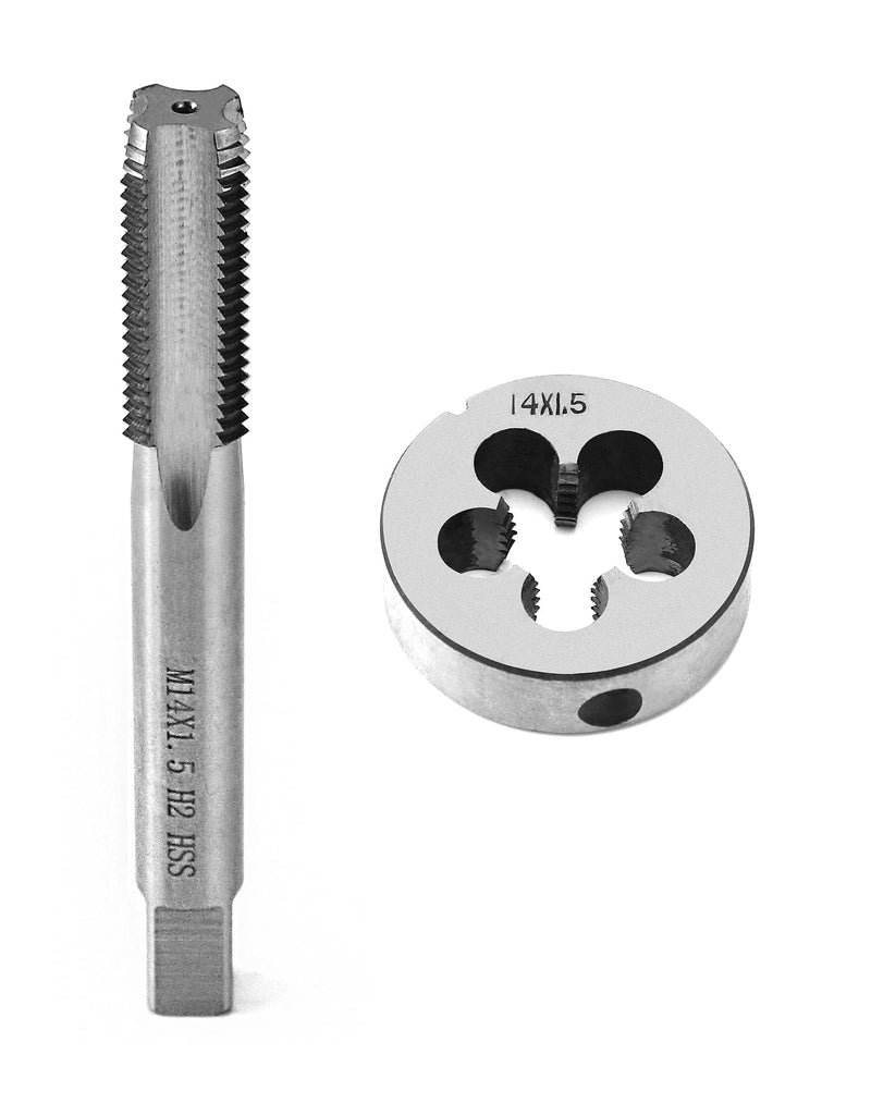 QWORK® tap M14x1.5mm, tap and die set M14*1.5MM
