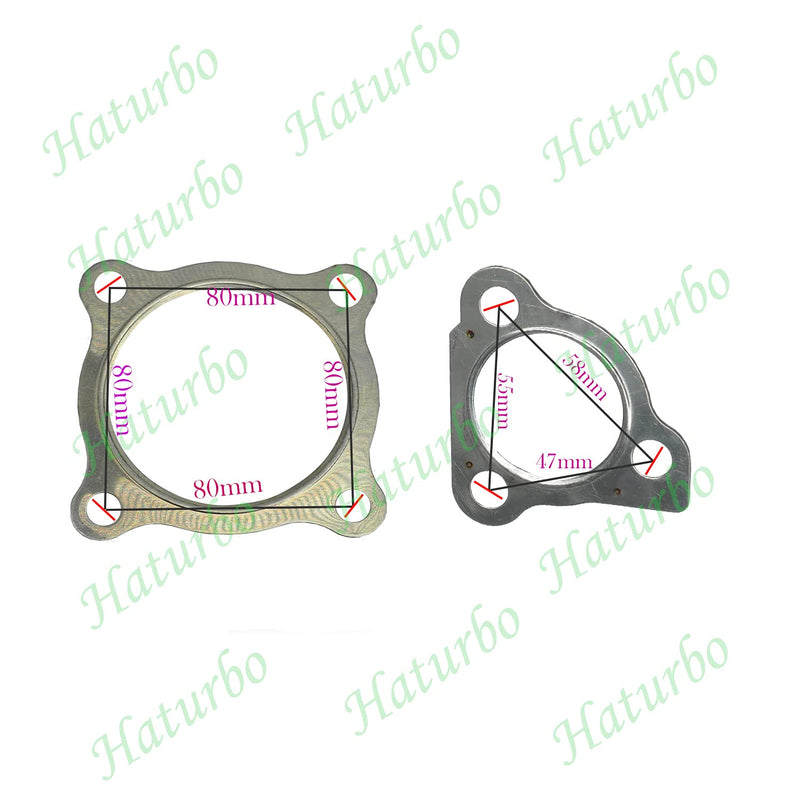 K04-01 K04 K03 Turbo Stainless Steel Gasket Fit for 1.8T Audi TT 1999-2002 Volkswagen Beetle Golf Jetta Compatible 06A145713B 06A145713M 06A145713F 06A145704S 06A145713D 1.8L 06A145704T Turbocharger