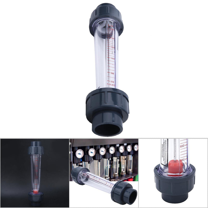 Liquid Flow Meter, 250~2500L/h High Precision ABS Pipe Flow Meter, Inner Diameter 32mm