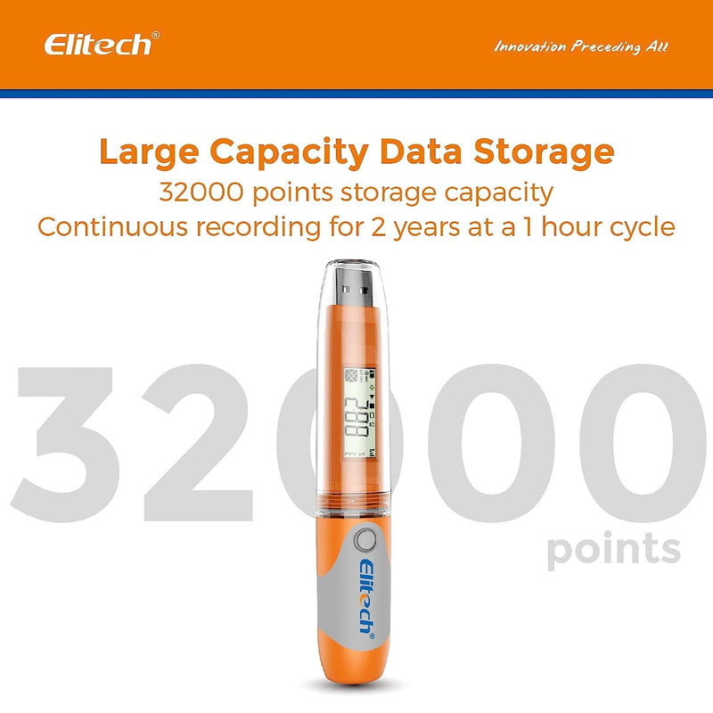Elitech RC-51H PDF Reusable USB Temperature and Humidity Data Logger RC-51H (Temperature + HUMD)