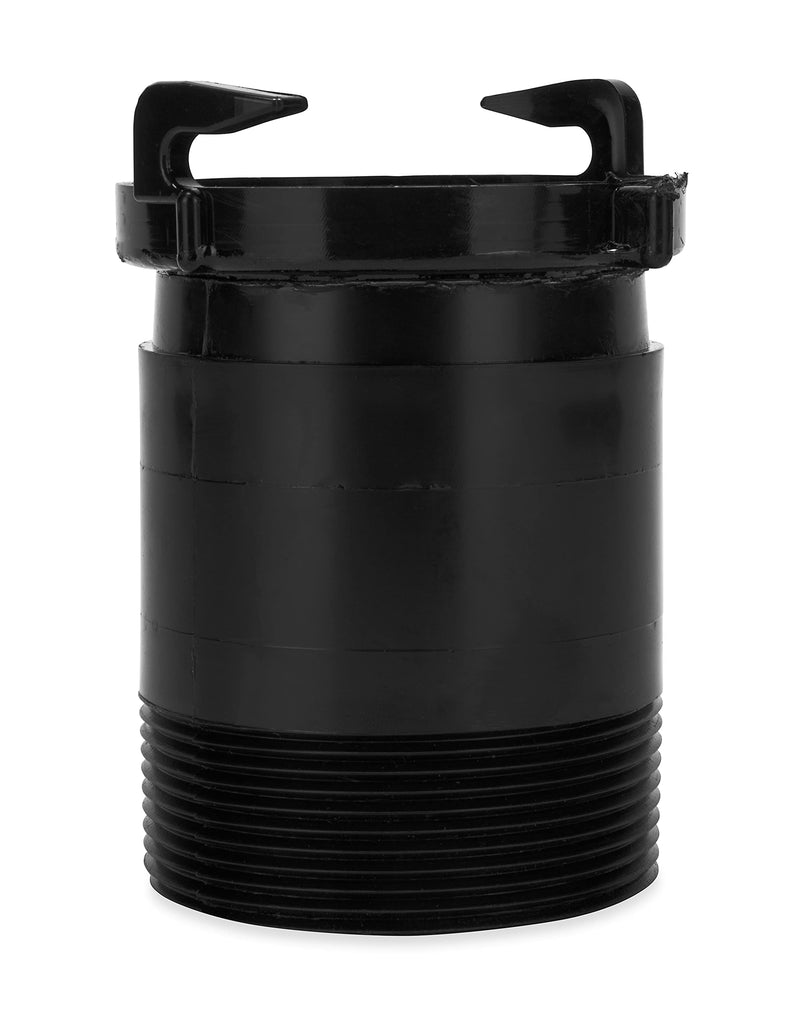 Camco Camper/RV Sewer Fitting Adapter | Features a Straight Fitting & Bayonet Fitting | Simple Camper Sewer Hose Hookup (39422) 1 Count (Pack of 1)