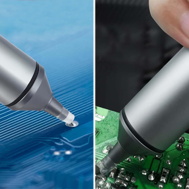 Desoldering Pump, Desoldering Tool, Super Suction Soldering Suction, Soldering Vacuum Soldering Remover Tool, Soldering Desoldering Vacuum, Soldering Pump Desoldering Pump with 2 Silicone Nozzles Desoldering Suction Pump (218 mm) | lötsauger vakuum Löt...