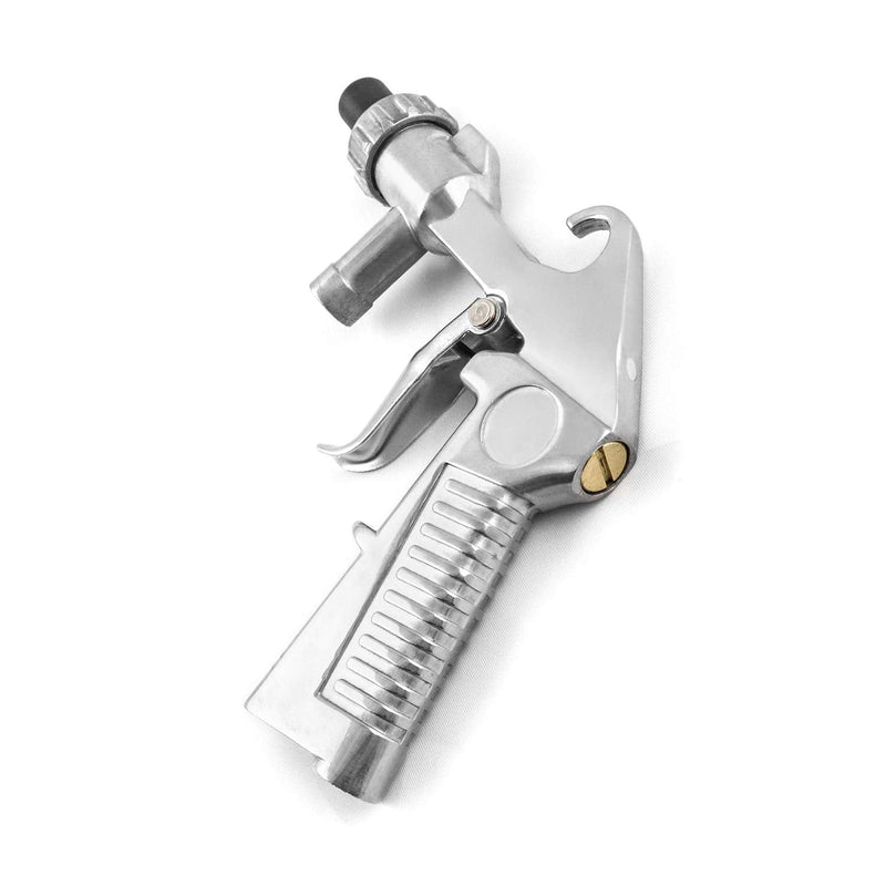 QWORK® sandblasting gun, with 4 ceramic nozzles, for sandblasters. Sandblasting gun + 4 ceramic nozzles