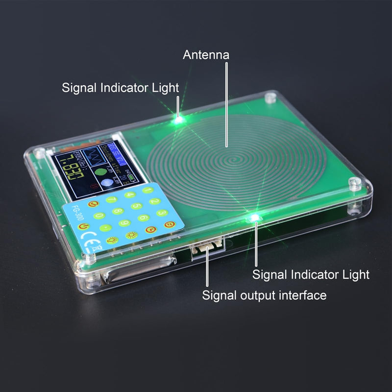 ciciglow 0.001Hz-200KHz DDS Signal Generator, 7.83Hz Resonance Generator with 1.8 Inch TFT Display, Handheld Oscilloscope Supports 13 Waveforms (Battery Version) Batterieversion