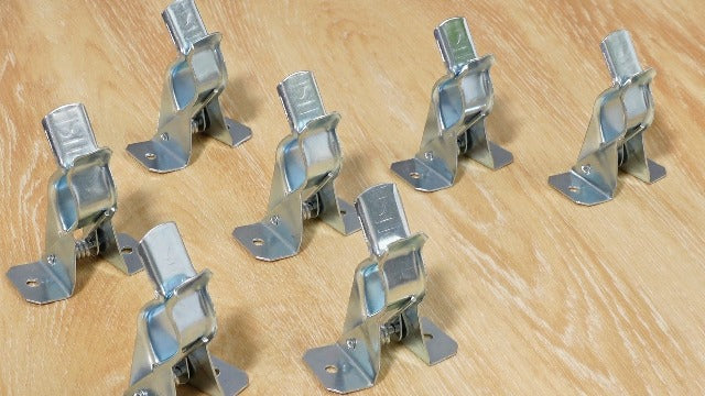 Zonon 30 Pcs Spring Tool Clips Wall Mount Metal, Holds up to 1.78 Inch