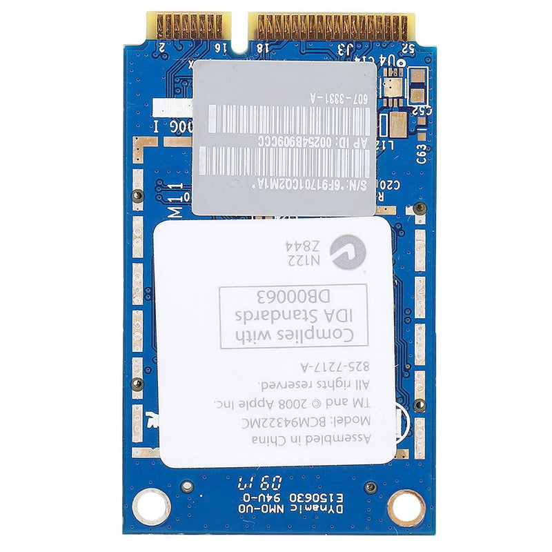 Card,Dual Band 2.4/5.8GHZ 300M Mini PCI-E Card,300Mbps Network Card,for Pro MB988Z/A BCM94322MC