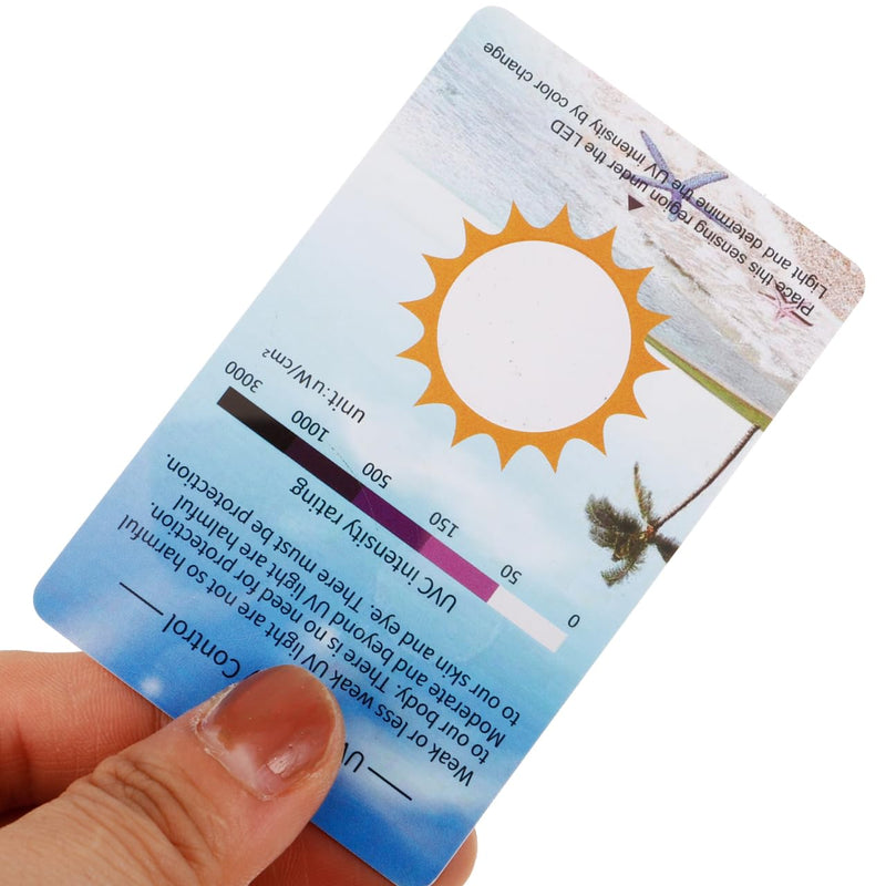 UV Test Card for Reptile Terrariums, Pack of 10, UV Identifiers with Color Changing Protection Tester for Indoor and Outdoor Lighting 3.35 x 2.13 inches