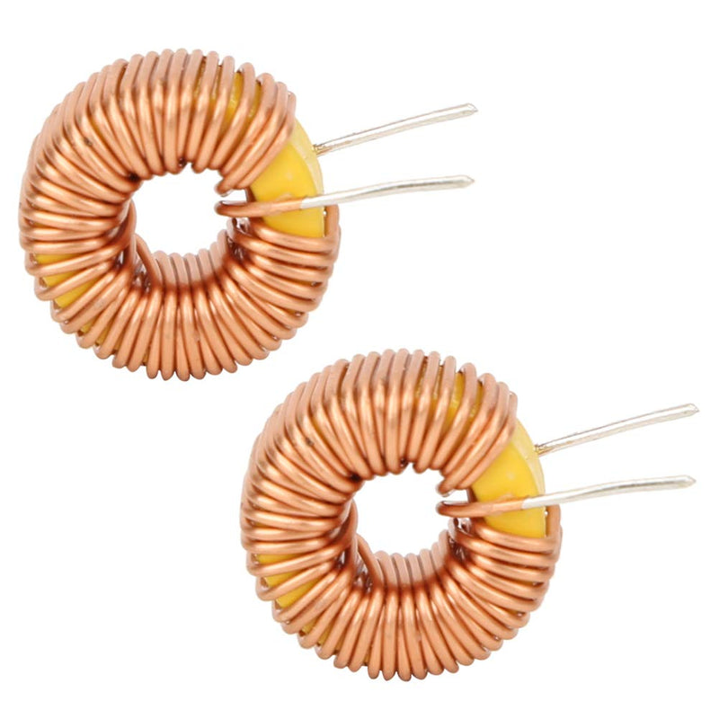 20PCs vertical toroid wind inductor wire, 5026 100UH 6A 0.6mm copper inductor coil for PCB, stable performance and durability