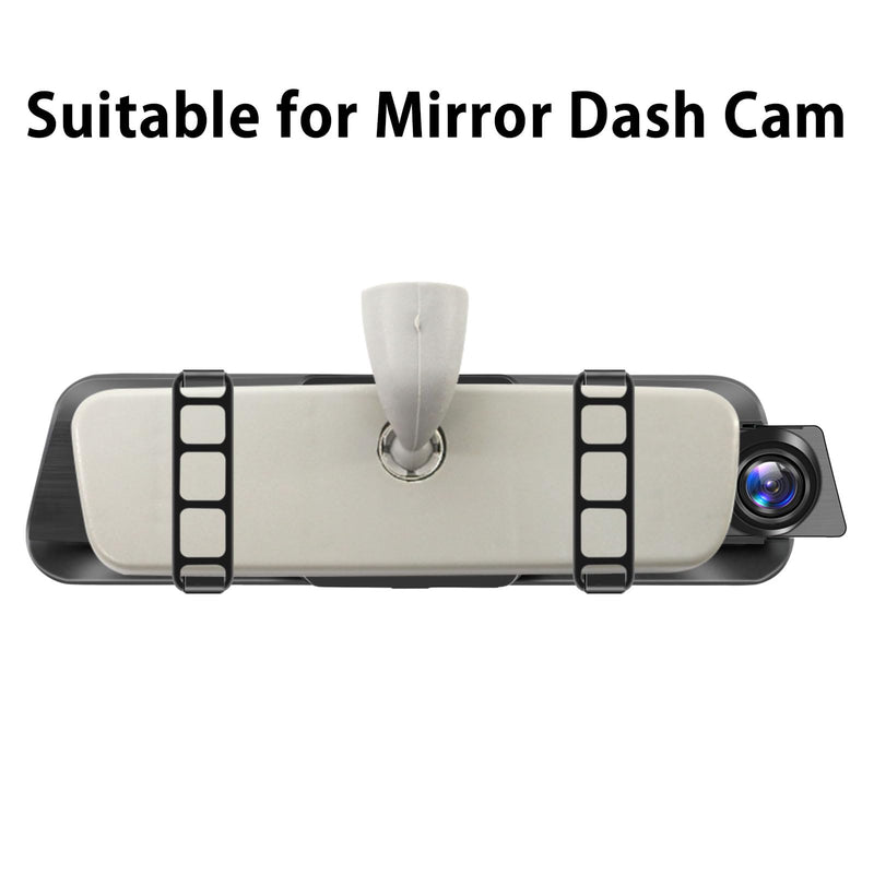 Mirror Dash Cam Mounting Straps Suitable for Mirror Camera 【4 straps】