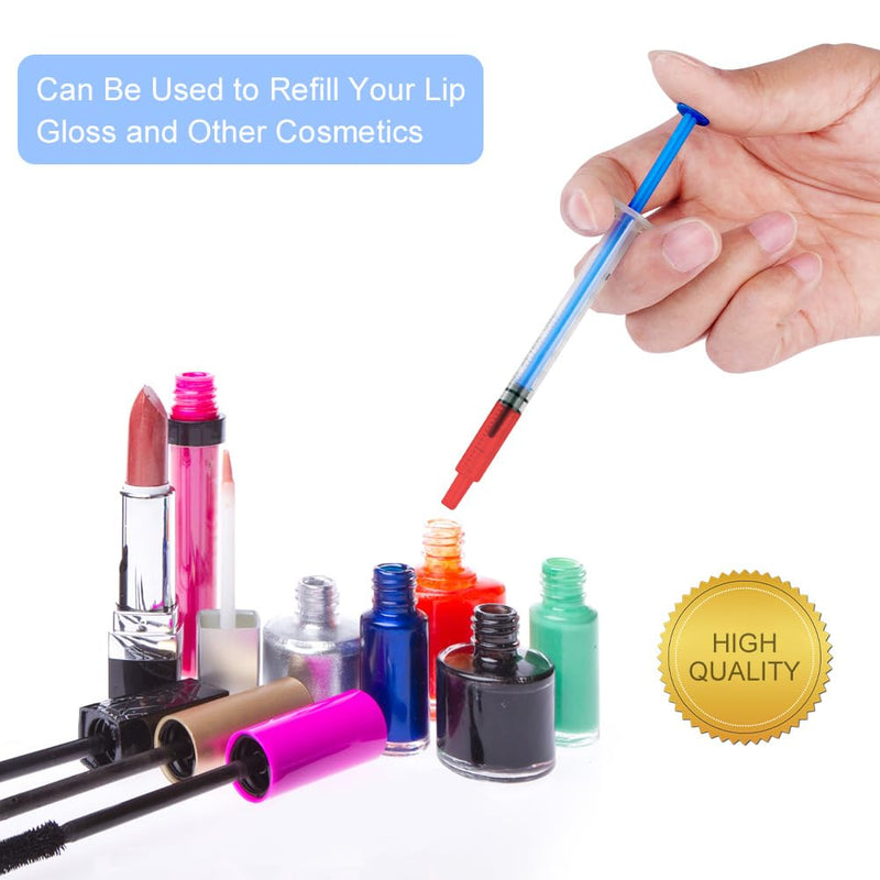 OFFCUP plastic syringe, pack of 10, disposable syringes, 1 ml, feeding syringe, plastic tube, for small pet feeding, motor oil or brake fluid [Non-medical use], pack of 10, 1 ml