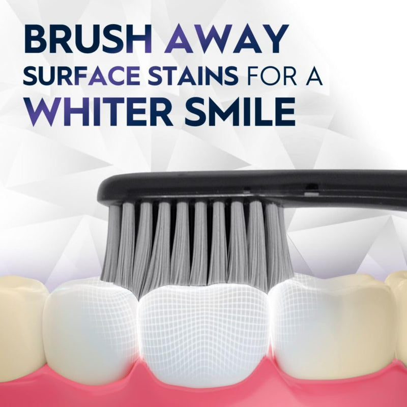 Oral-B 3D White Brilliance toothbrushes,Toothbrush Extra Soft,Tough on Plaque,Gentle on Gums,whitening Tooth Brush,(Pack of 8) 1 Count (Pack of 8)
