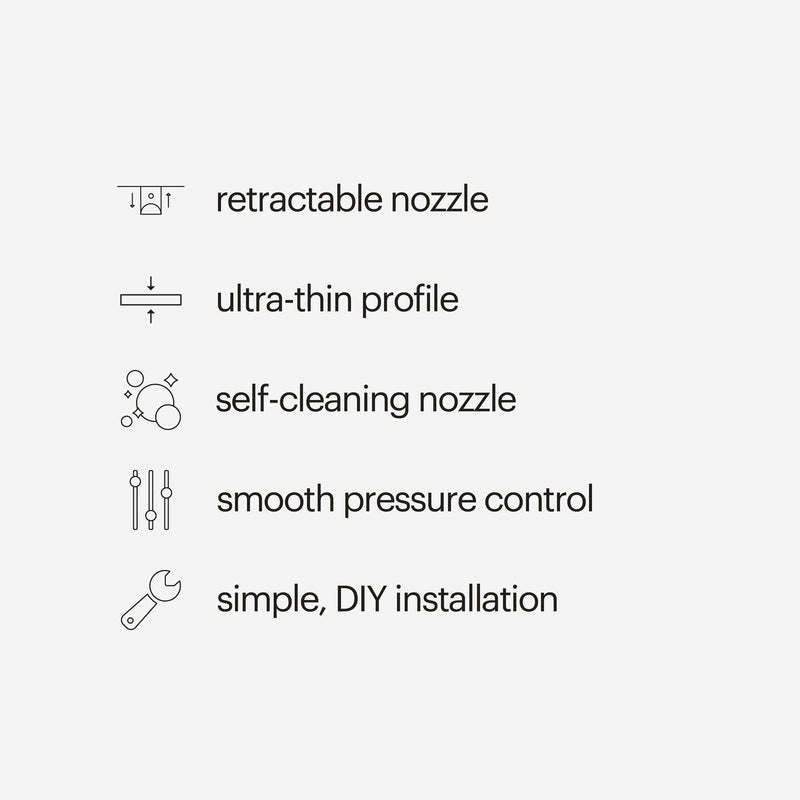 Brondell Bidet - Thinline SimpleSpa SS-150 Fresh Water Spray Non-Electric Bidet Toilet Attachment in White with Self Cleaning Nozzle and SafeCore Internal Valve x