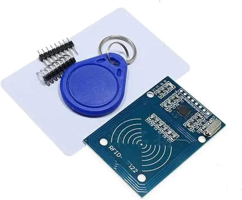 RFID RF IC Card Induction Module 13.56MHz 12pcs | SPI interface, working current: 13-26mA/DC 3.3V, compatible with Arduino, compatible with Raspberry Pi