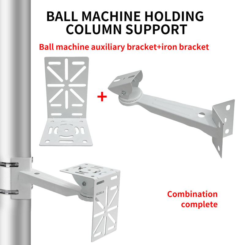 L-Shape Dome Camera Bracket, Wall Ceiling Mount for Security Dome Cameras, Wall Mount,Corner (Vertical Pole Bracket+Hoop 7.8 in ) L-Bracket + Vertical Pole bracket