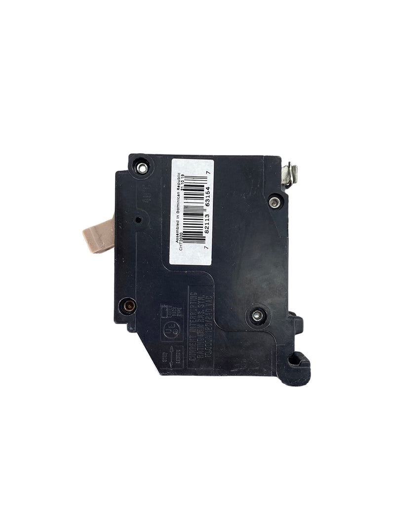 Eaton 20A/20A Twin Single-Pole Circuit Breaker - 1 Each 20 Amp