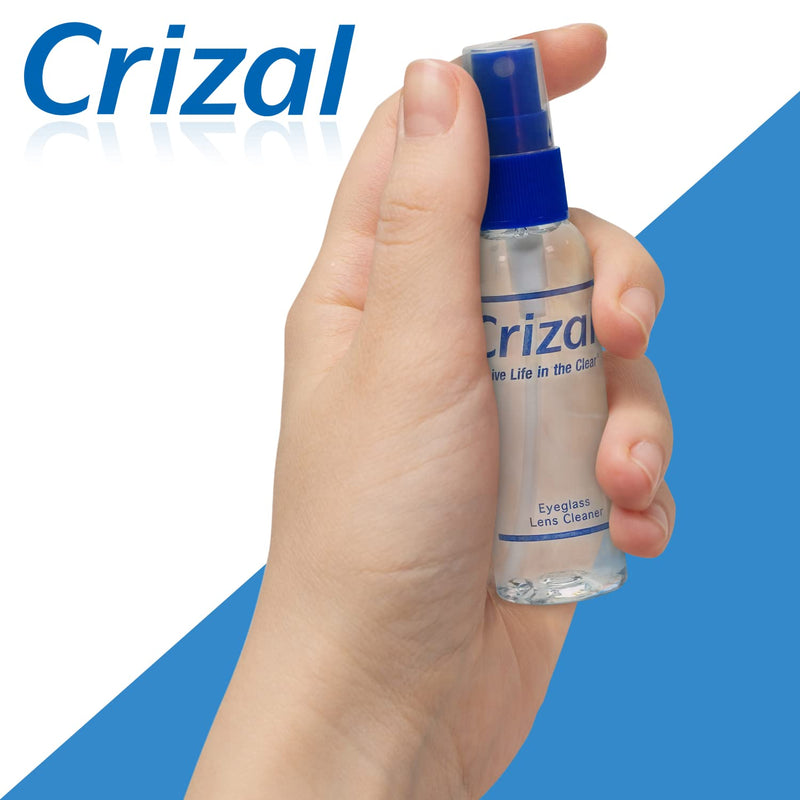 Crizal Eye Glasses Cleaning Spray | Crizal Lens Cleaner (2 oz) | #1 Doctor Recommended Cleaner for All Anti Reflective Lenses - 4 Pack 2oz Spray / 4 Pack