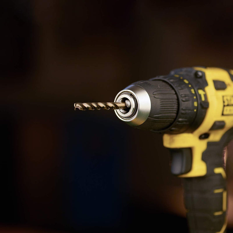 Lichamp 1/2" HSS Cobalt Drill Bits 5PCS with Three Flute for Hard Metal, Hardened Stainless Steel and Cast Iron 1/2 in 5