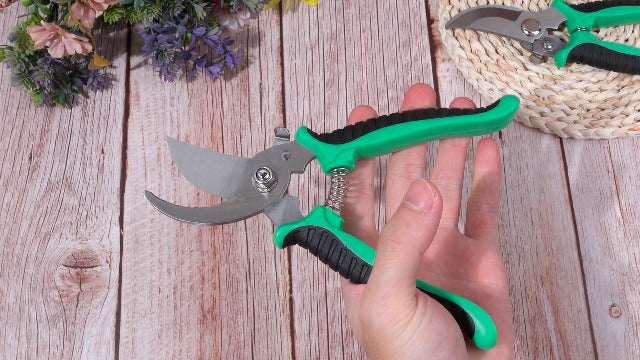 Lothee 9 Pcs Garden Pruning Shears Bulk, Gardening Shears&Scissors, Green
