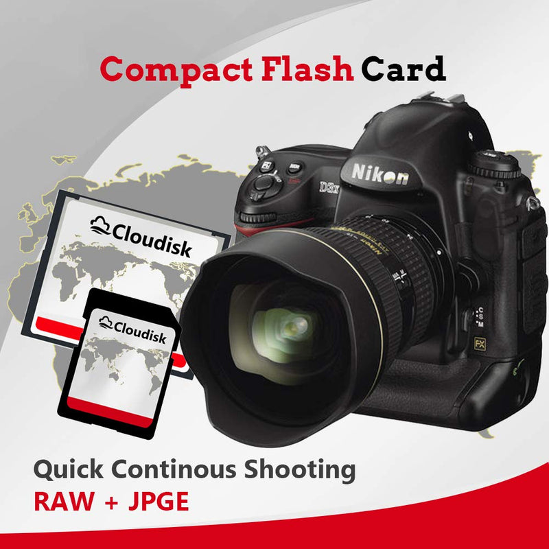 Pack of 2 Compact Flash Card 4GB CF 2.0 Card Performance for DSLR Camera,Vintage Digital Camera and Industry Equipment(4GB)