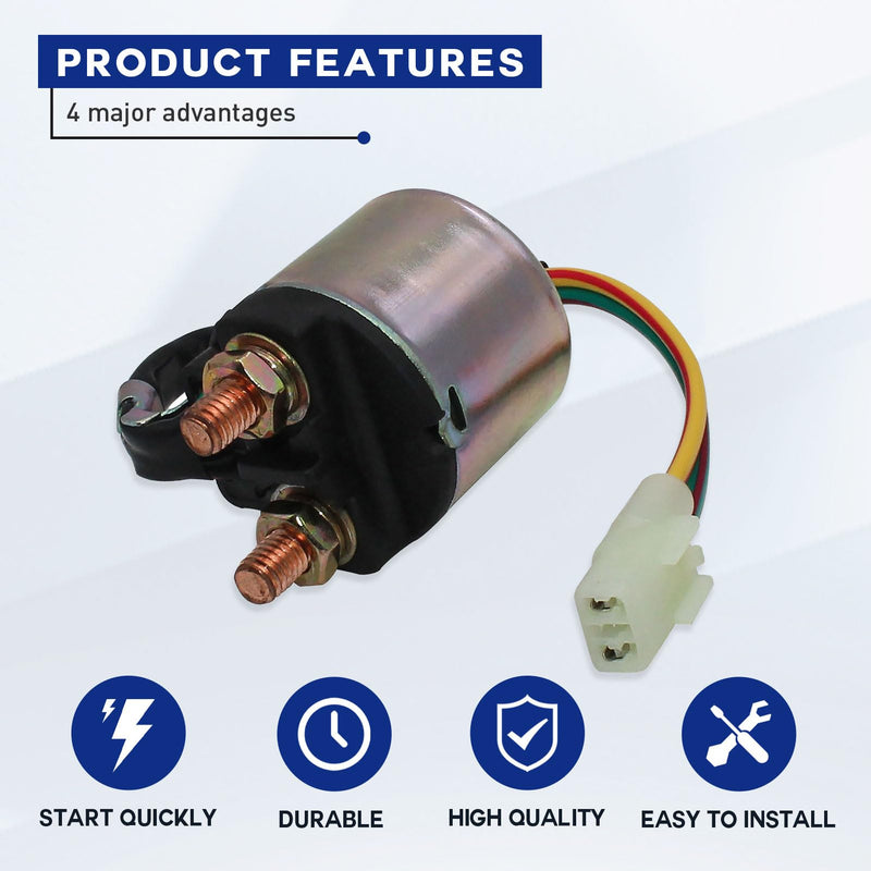 Starter Solenoid Relay for Honda TRX350 Rancher 350 2000-2006/TRX420 Rancher 420 2009-2014/TRX500 Foreman 500 2005-2009 2011-2013/TRX450 Foreman 450 1998-2004/TRX400 Foreman 400 1995-2003