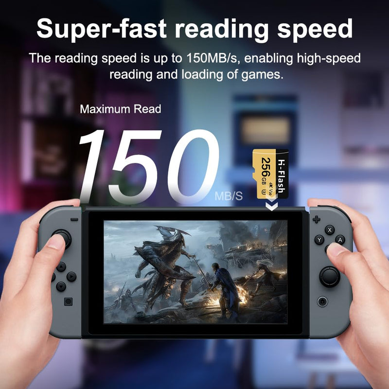 SD Card Adapter, Memory Card High Speed Up to 150MB/s,A1 V30 U3 4K C10 TF Card for Tablet/Mobile Phone/Camera/Car Audio/Game Console (64x2, 64) 64x2