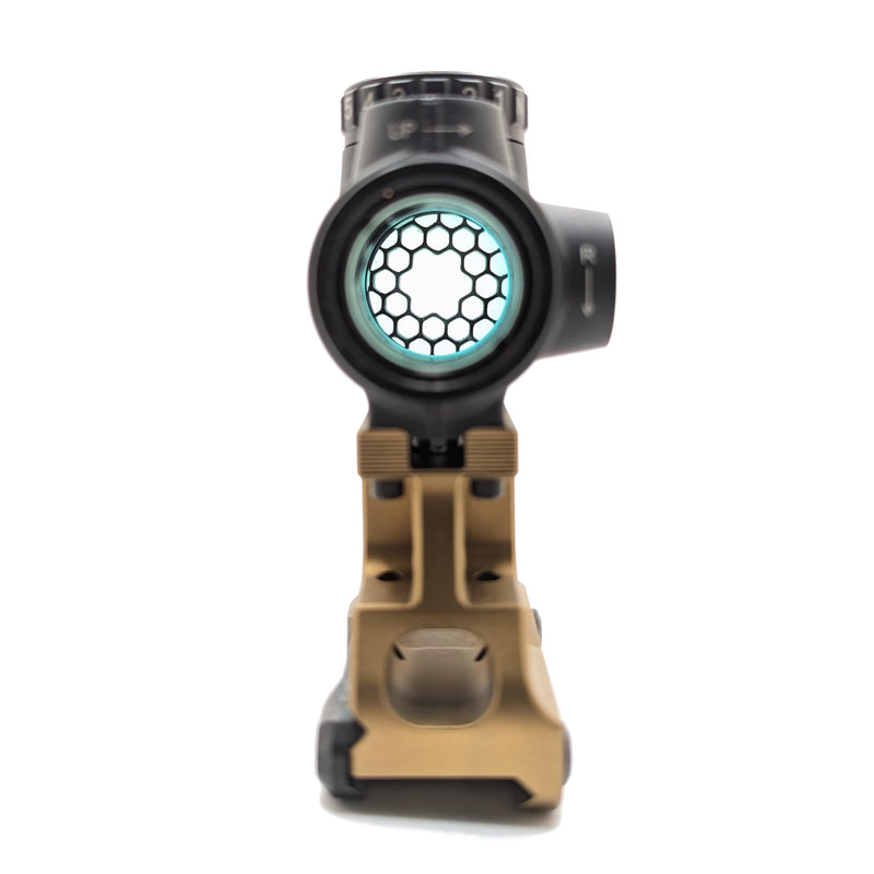 Hammy3DPrints Open Center Killflash Hex Anti-Reflection Device Compatible with Trijicon MRO/MRO HD and MRO Patrol (Black, MRO/MRO HD (Not Patrol))