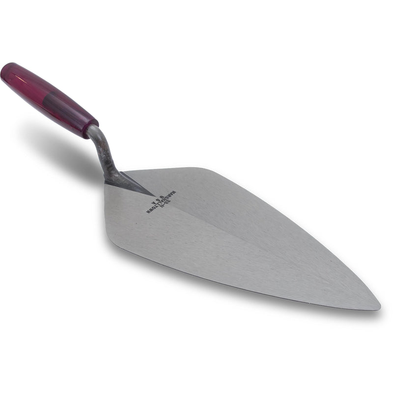 Marshalltown London Brick Trowel, 11 1/2 x 5 Inch Masonry Tool, Plastic Handle, Assembled in USA, 33P11.5