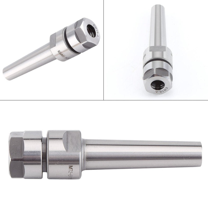 AKozon MT2 Holder Taper Collet Holder MT2-ER16-50 M10 Taper Collet Holder End Mill Adapter CNC Milling Tools