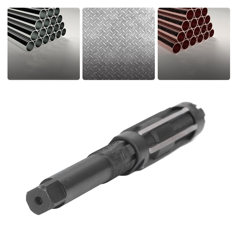 Adjustable Reamers, 6-Blade Design 26‑29.5mm High Grinding Accuracy Labor-saving hand reamer with universal shank for metal
