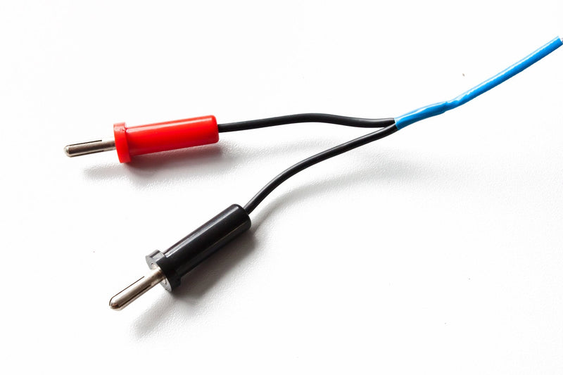 PeakTech thermocouple/temperature sensor with 4mm banana plug for multimeter and thermometer; -40°C to 204°C; Type K; 1M total length with 2mm diameter - with 1mm measuring bead, 1 piece, TF-56
