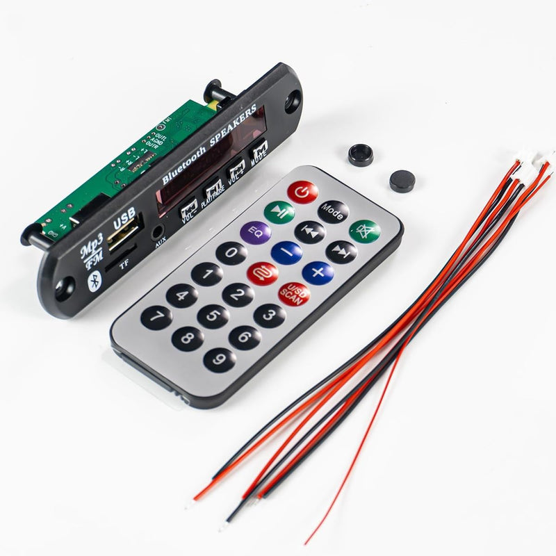 Electronic Soldering Kit Radio Mini Amplifier 87.5-108MHz DIY Kit Amplifier Bluetooth Speaker with Spectrum Soldering Exercises Loose Parts